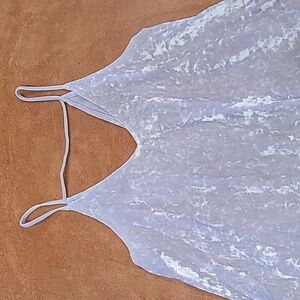 Pale lavendar velvety camisole top